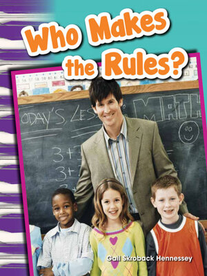 cover image of Who Makes the Rules?